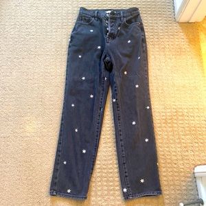 Black daisy pacsun jeans